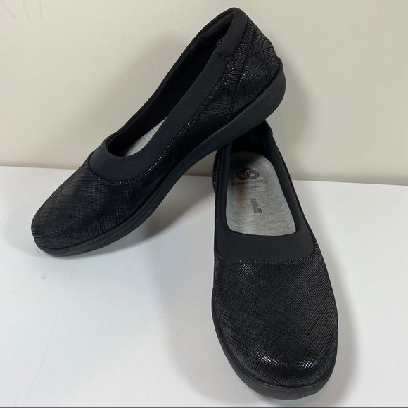 clarks cloudsteppers ballet flats